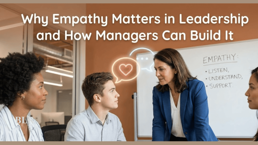 Why Empathy Matters in Leadership and How Managers Can Build It